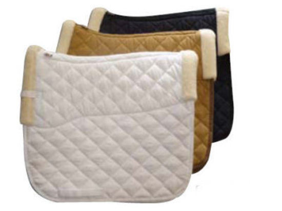 Equinenz Wickable Wool Lined Dressage Saddle Blanket