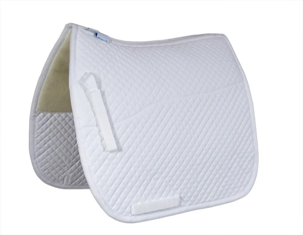 Equinenz EQ Original- Wool Lined Cotton Quilted Dressage Saddle Blanket